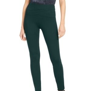 NWT INC Skinny Leg Mid Rise Forest Green Size 4 Back to Work Pants